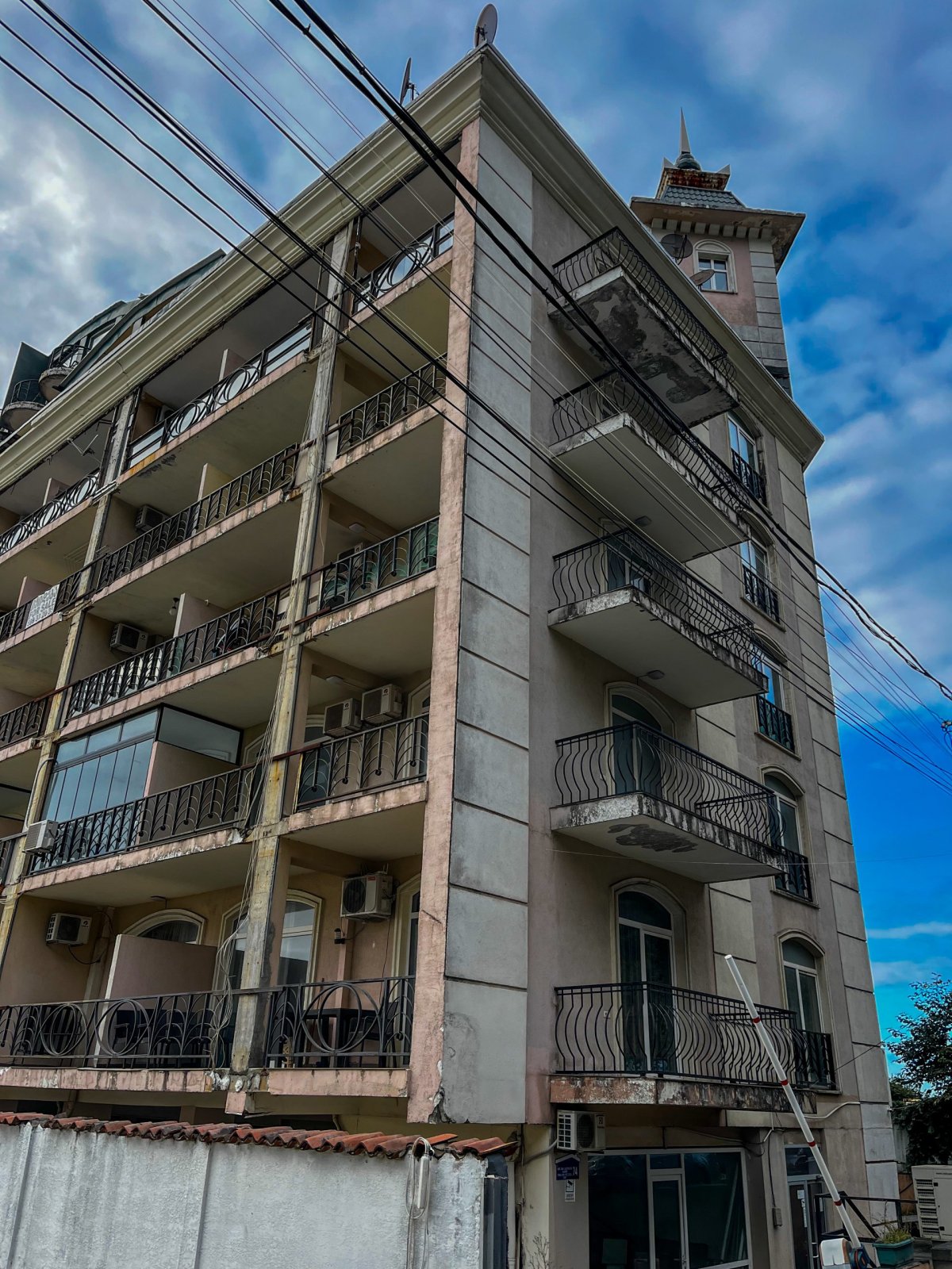 spousta budov ještě drží sovětský vibe