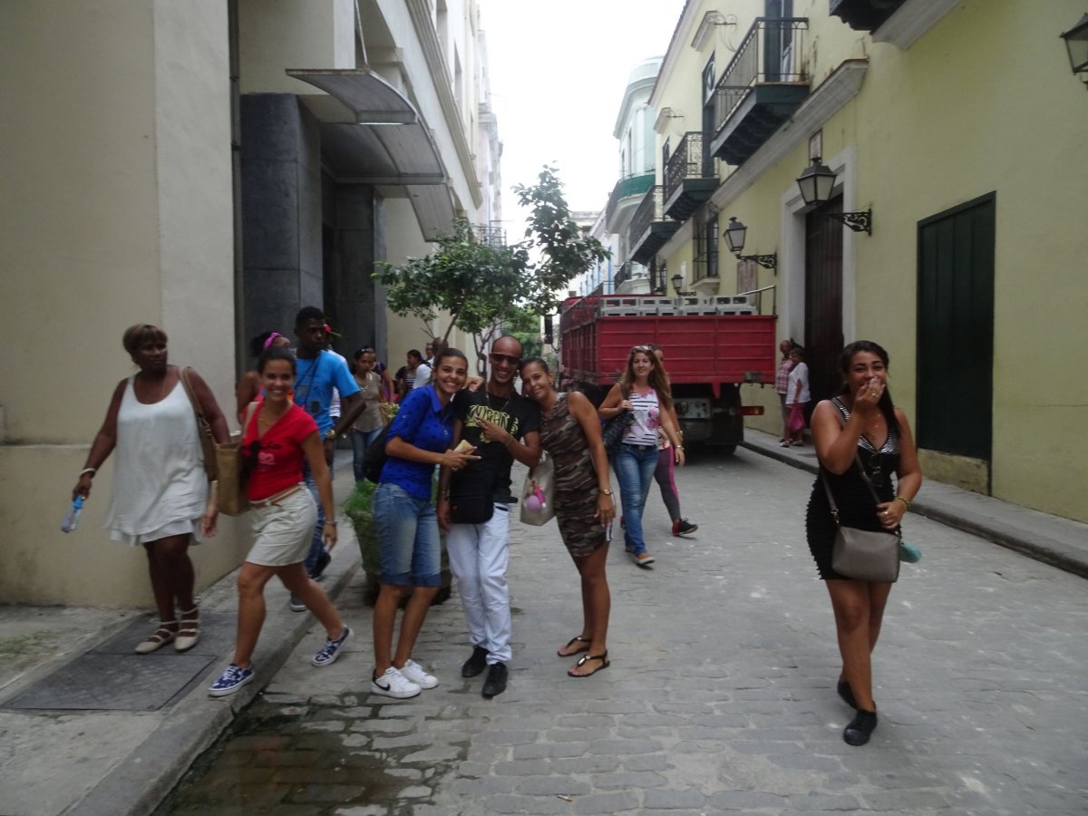 rozjásaná kubánská mládež