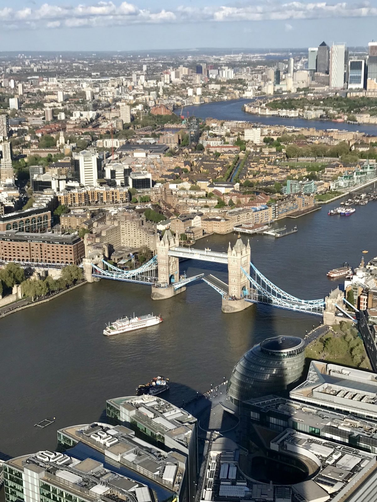 pohled na Tower Brudge