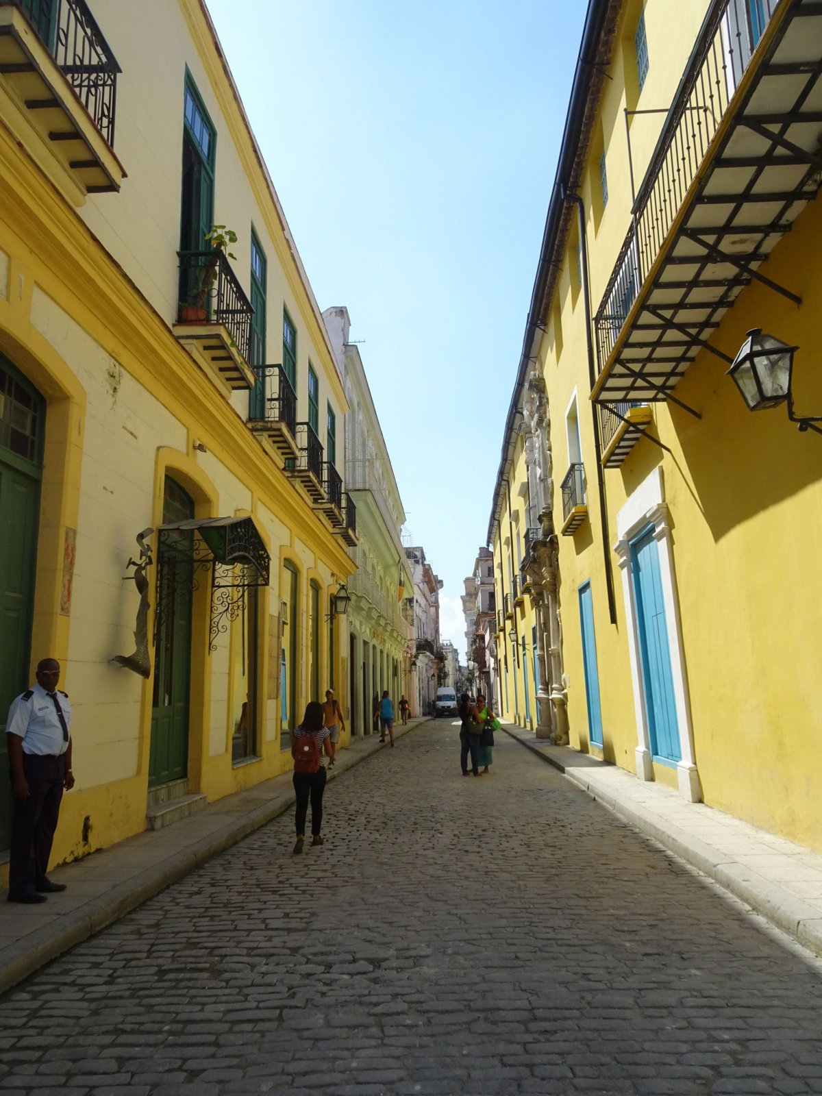 některé ulice Havany jsou výstavní