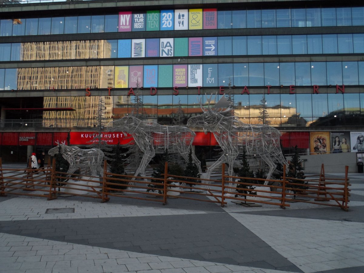 Stockholsmská vánoční výzdoba