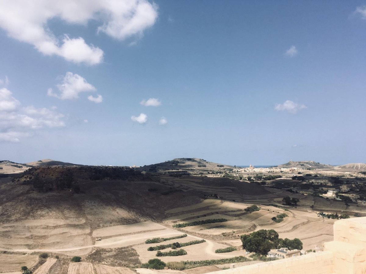 Krajina na ostrově Gozo