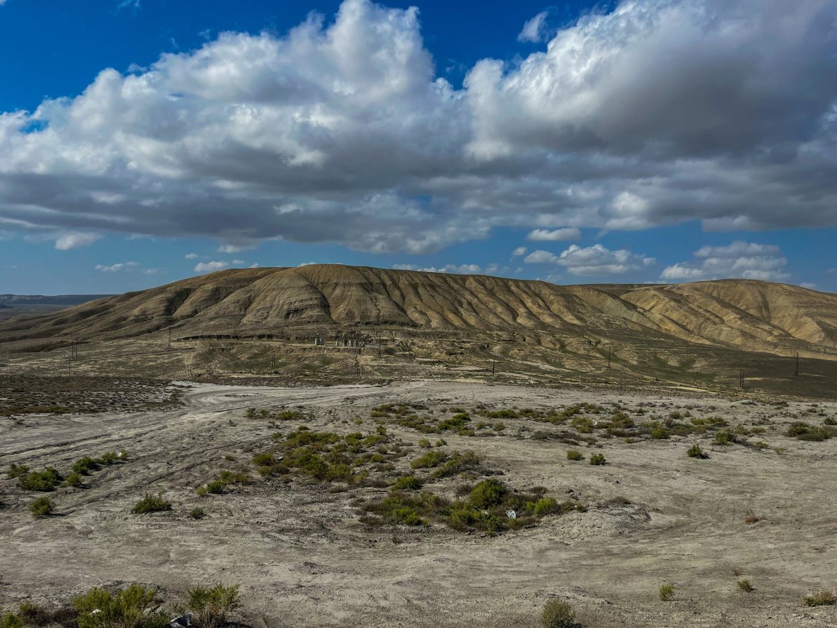 typická krajina kolem Baku