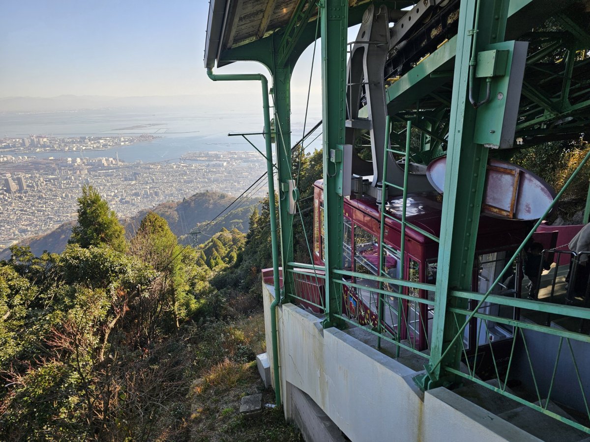 Horní stanice kabinkové lanovky Maya