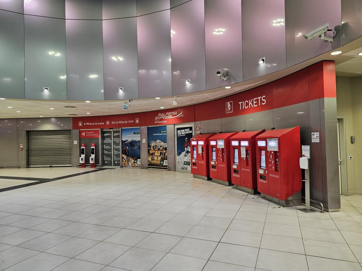 Automaty na jízdenky na vlak