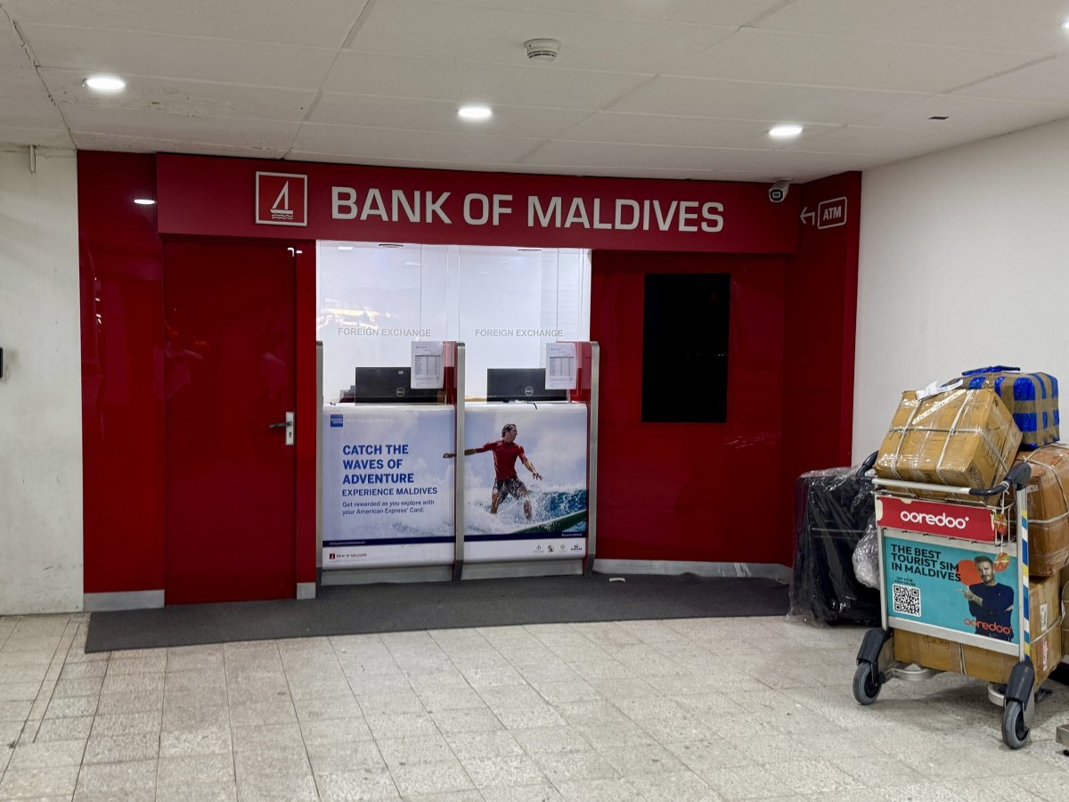 Bank of Maldives na letišti Malé MLE