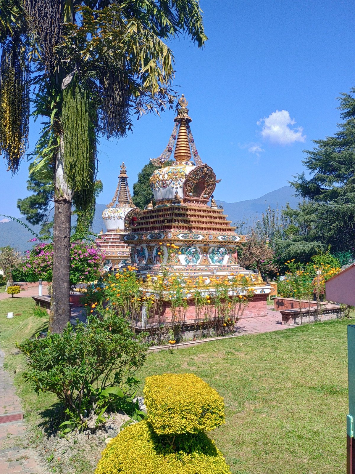 Zahrady a stúpy kláštera Kopan