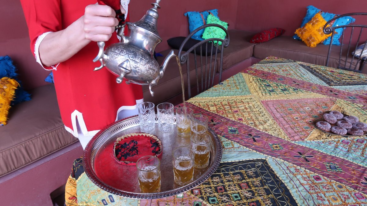 První čaj v Maroku