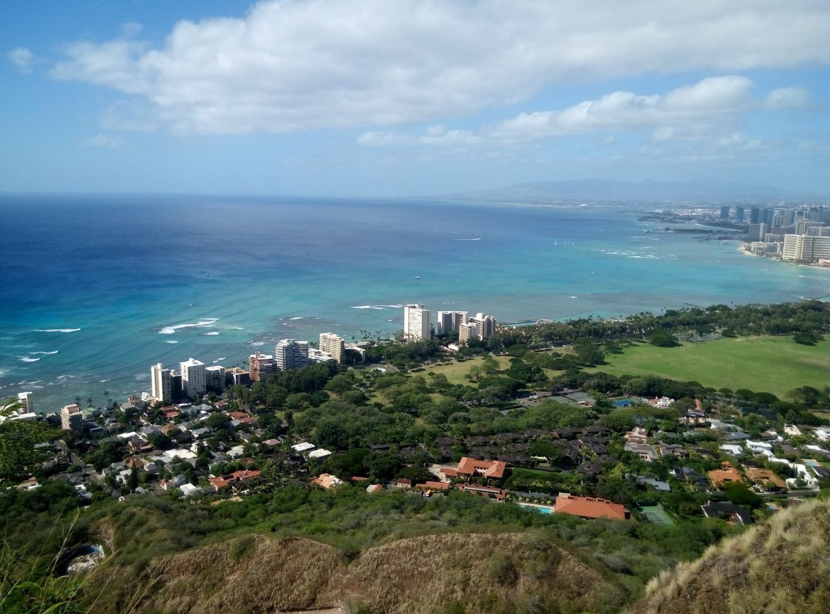 Honolulu - pohled z Diamond Head