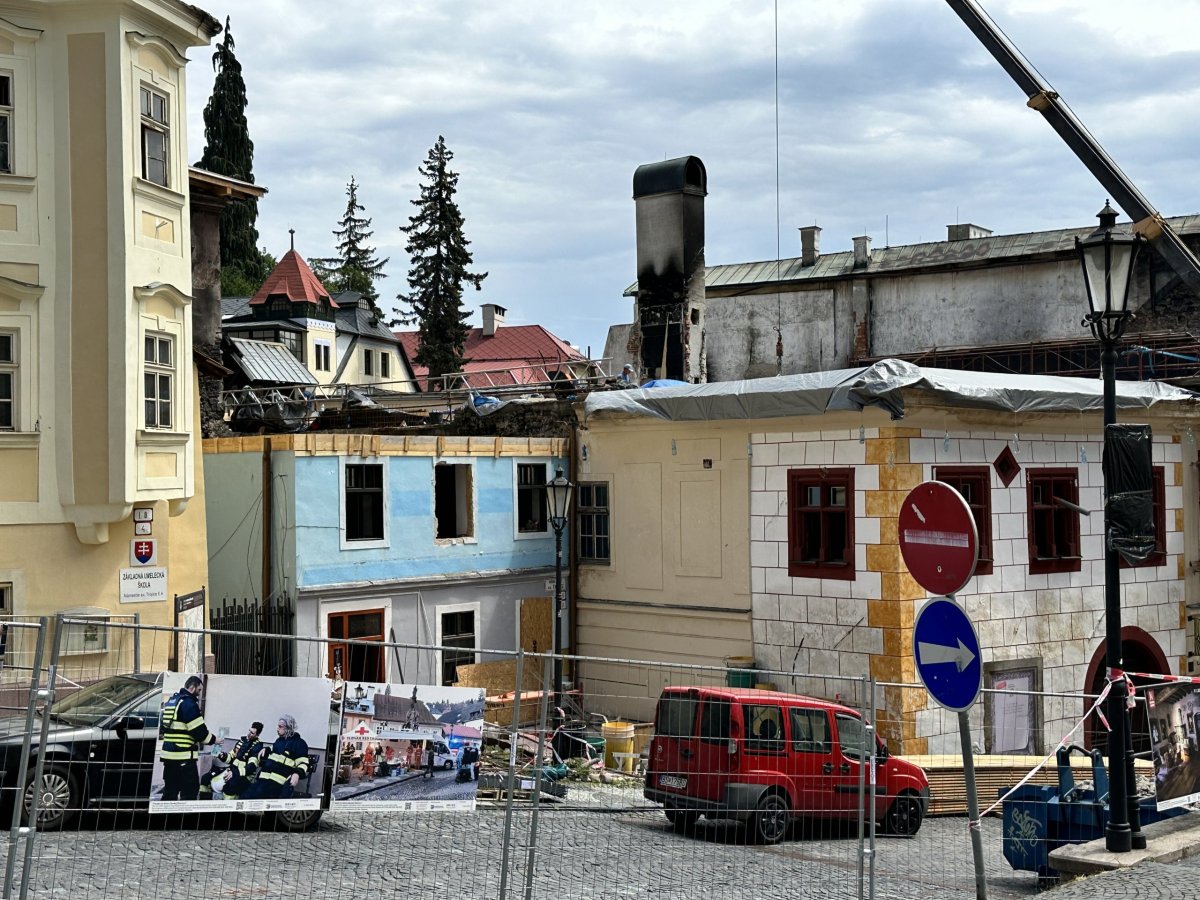 Historické centrum po požáru