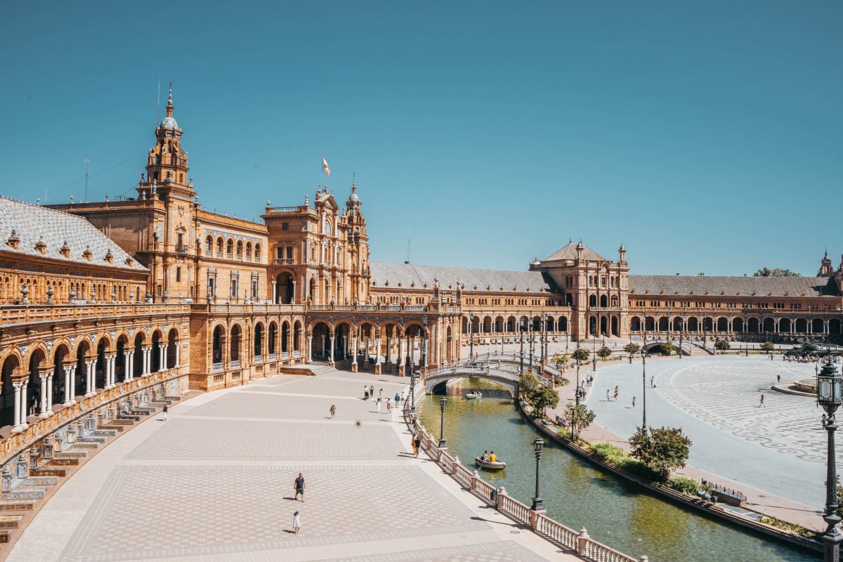 Náměstí Plaza de Espaňa, Sevilla