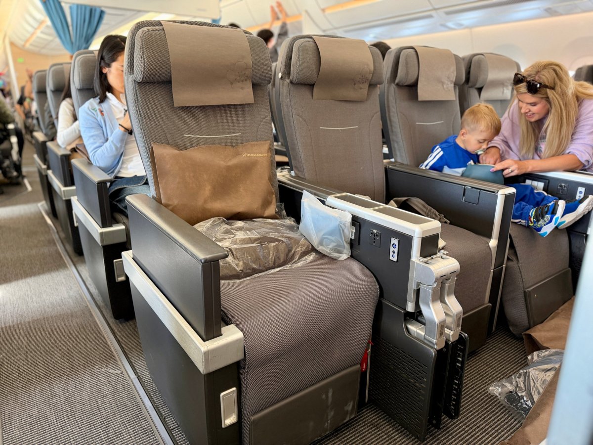 Sedadla v Premium Economy