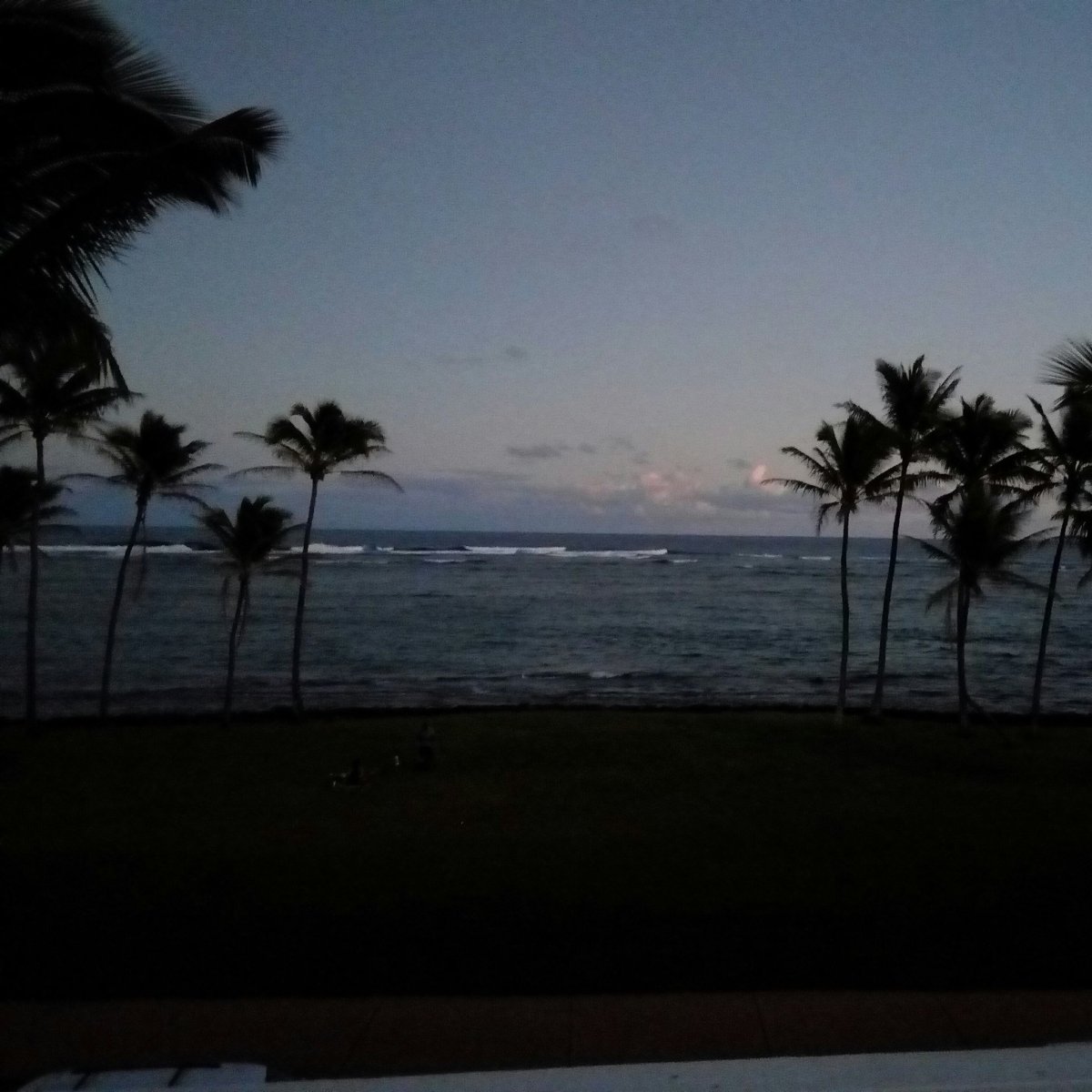 Pohled z terasy hostelu