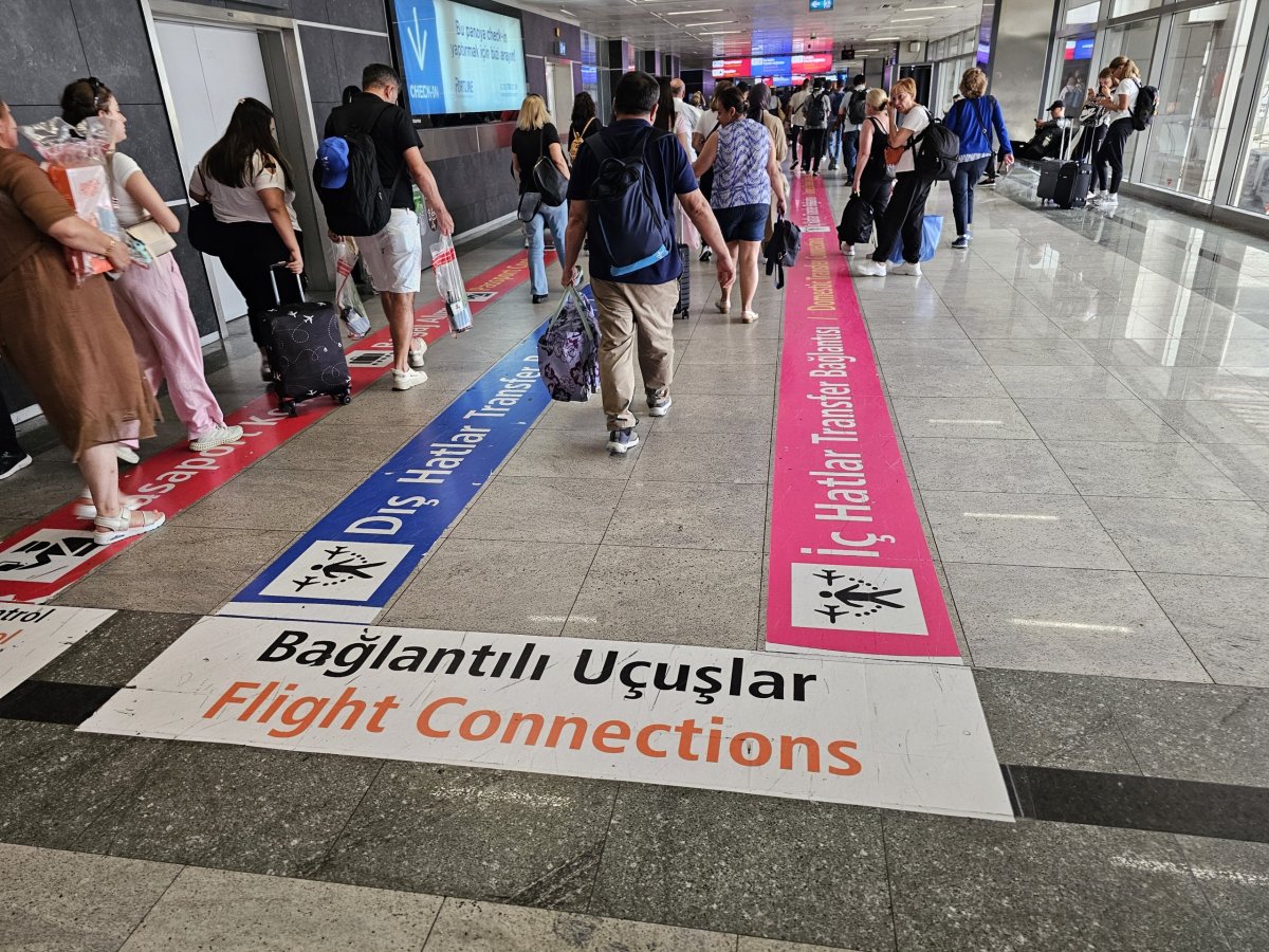 Značení přestupních koridorů