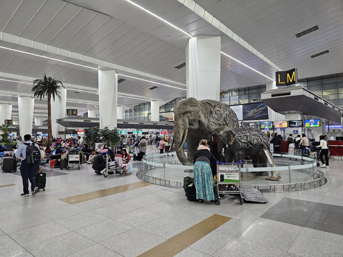 Check-in hala, terminál 3