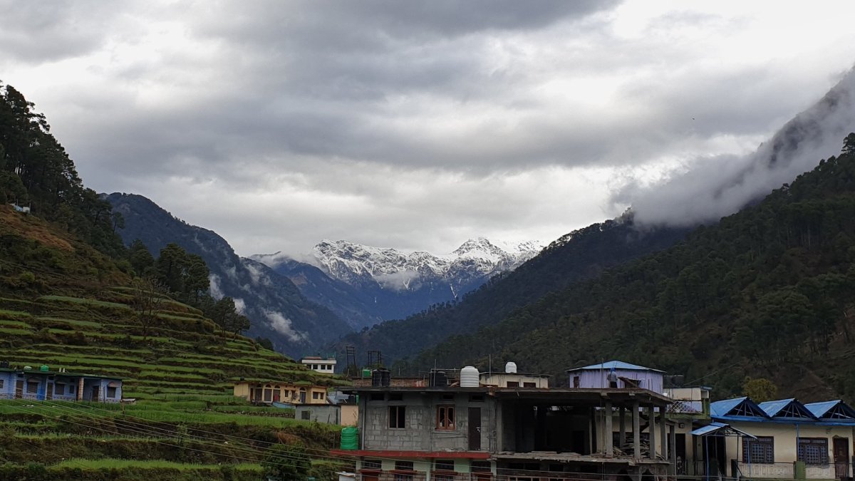 Výhled z ubytování