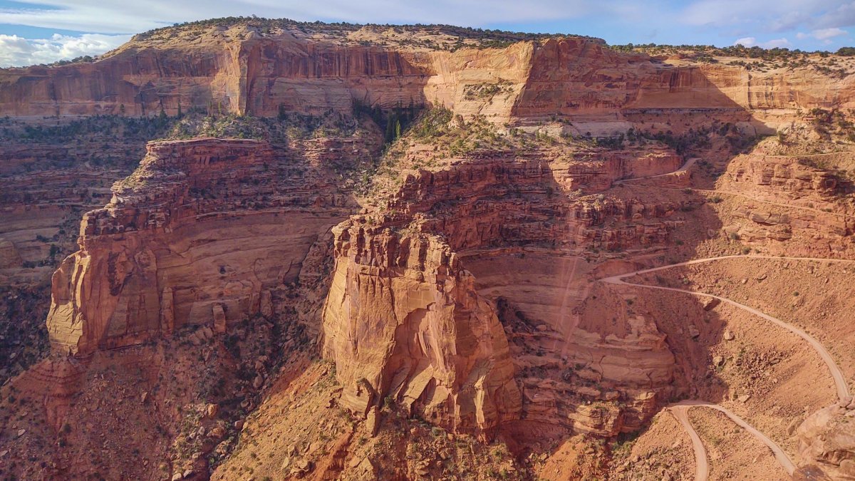 Stěny Shafer Canyon