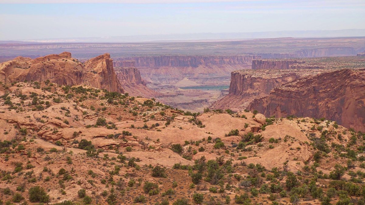 Pohled z Whale Rock do kaňonu