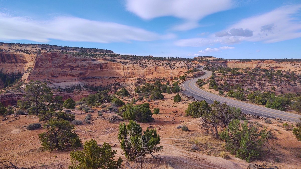 Cesta k národnímu parku - ne ještě park samotný