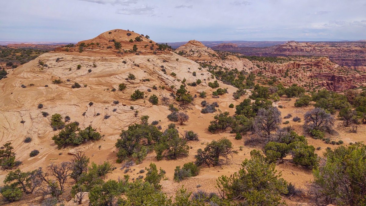 Bezejmenný vrchol na Aztec Buttle Trail