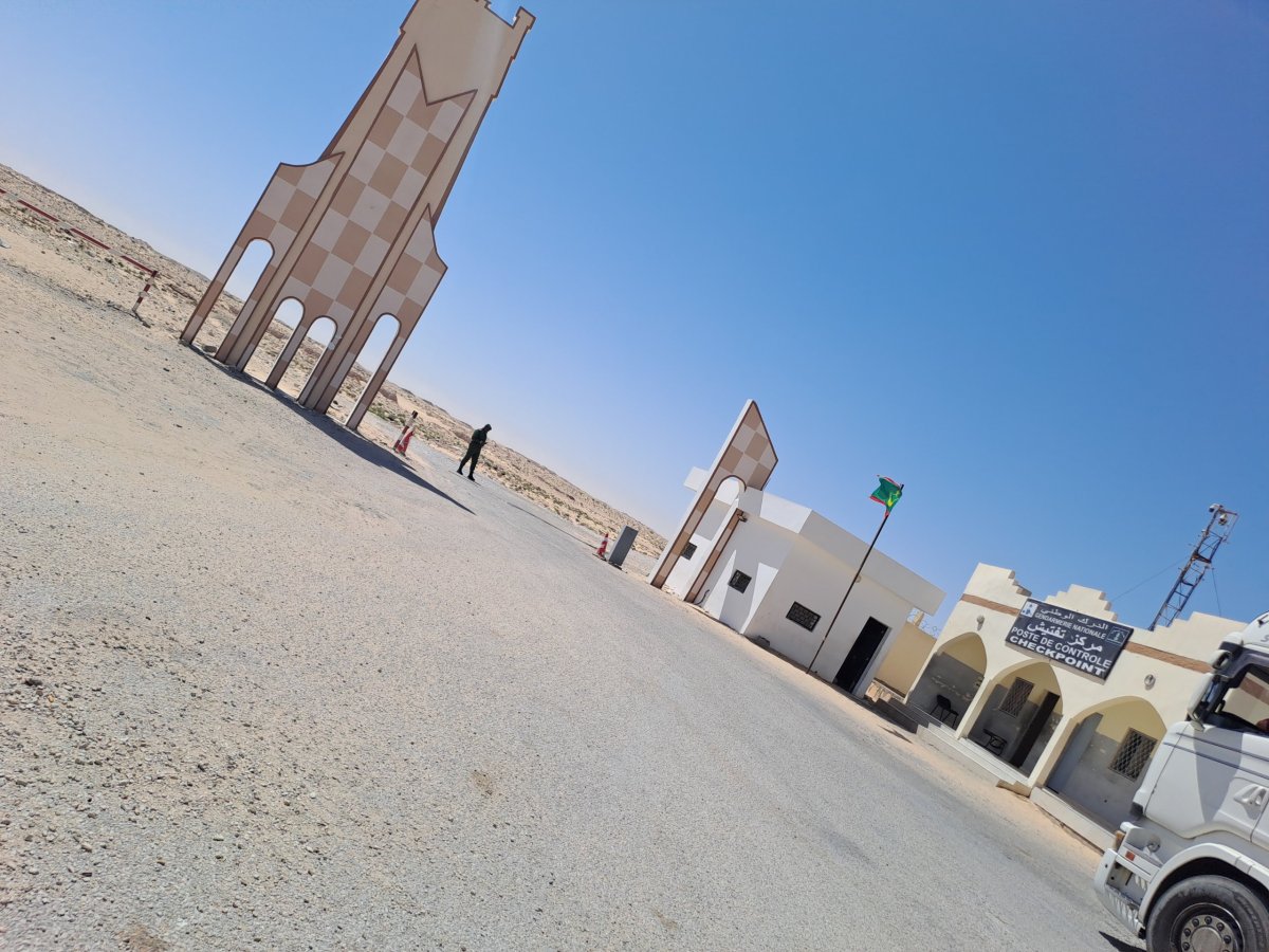 Fotka na tajňačku na mauritánské hranici