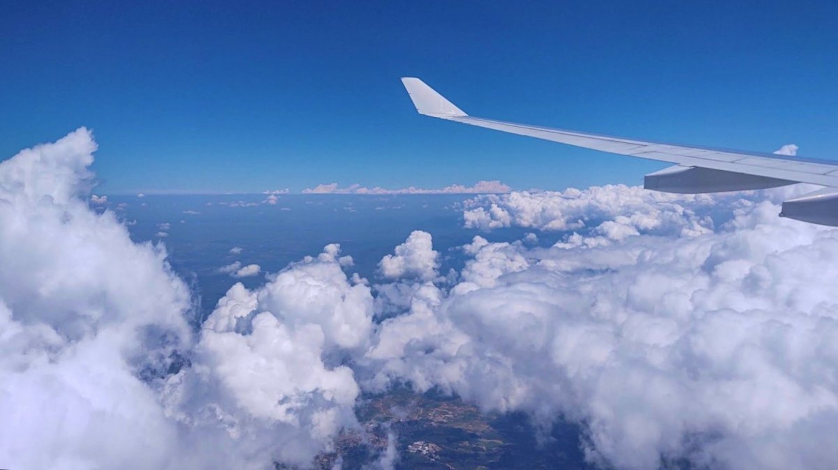 Před přistáním v Madridu