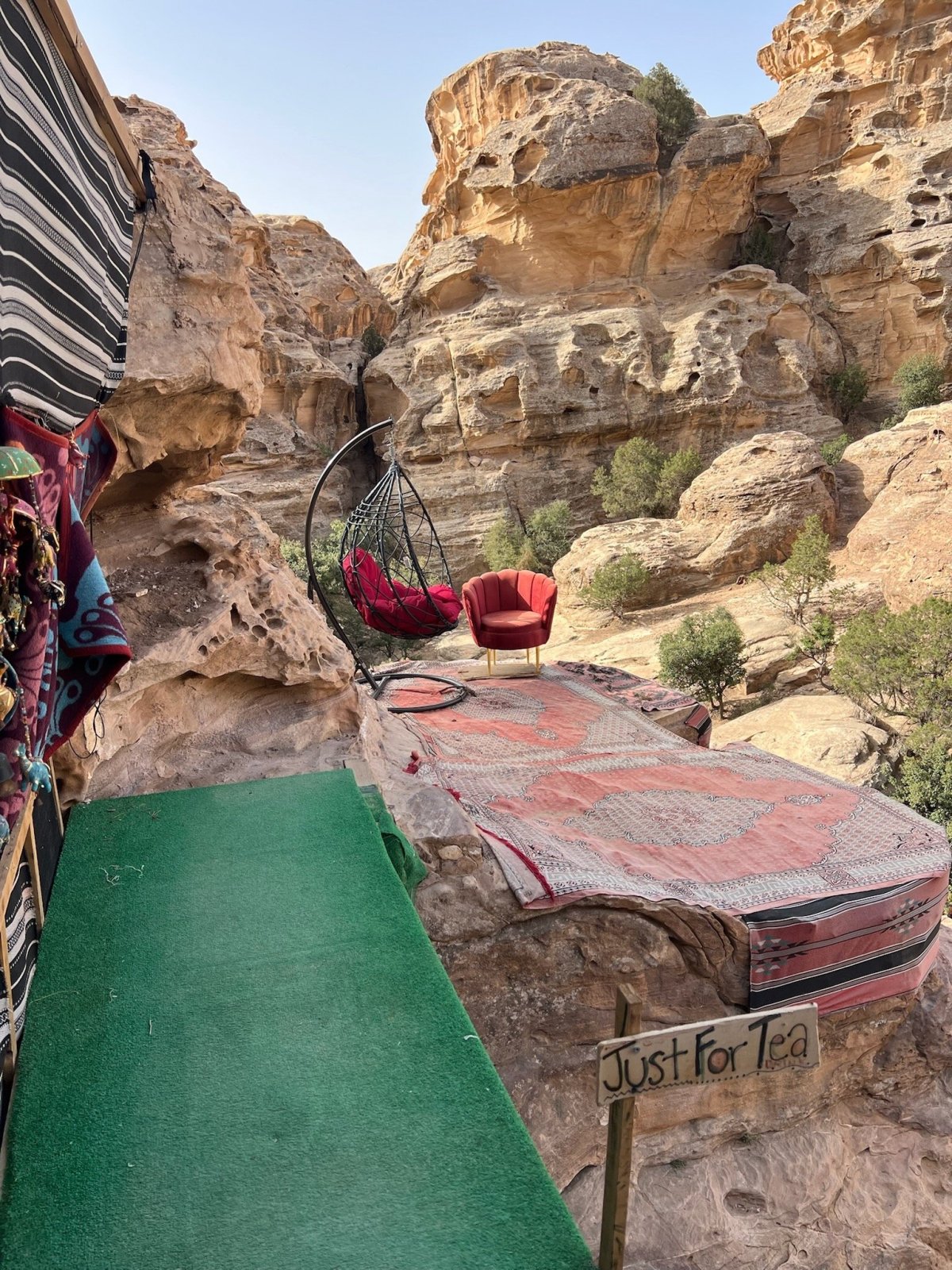 placená vyhlídka na konci Little Petra