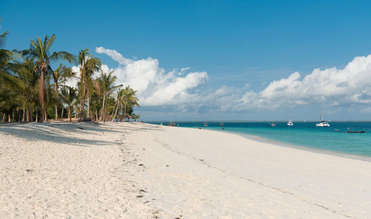 Zanzibar pláž