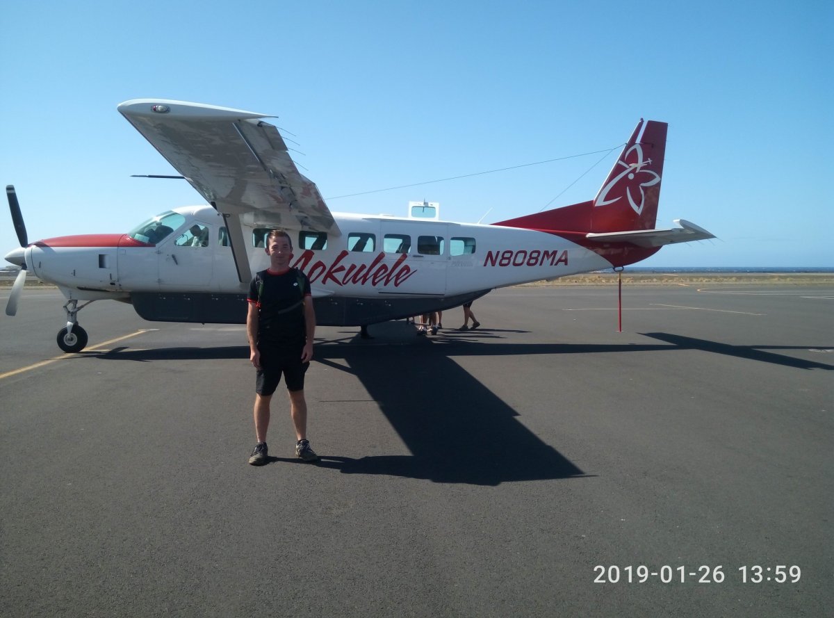 Já před Grand Caravanem - Mokulele Airlines