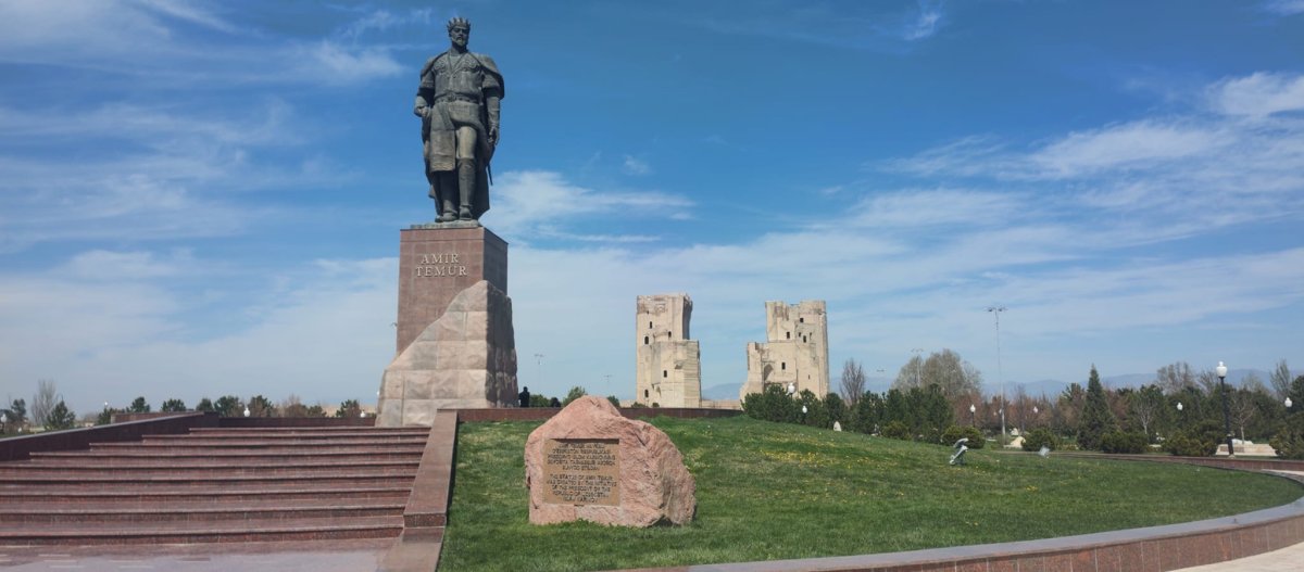 Šachrizabz - socha Amira Temura