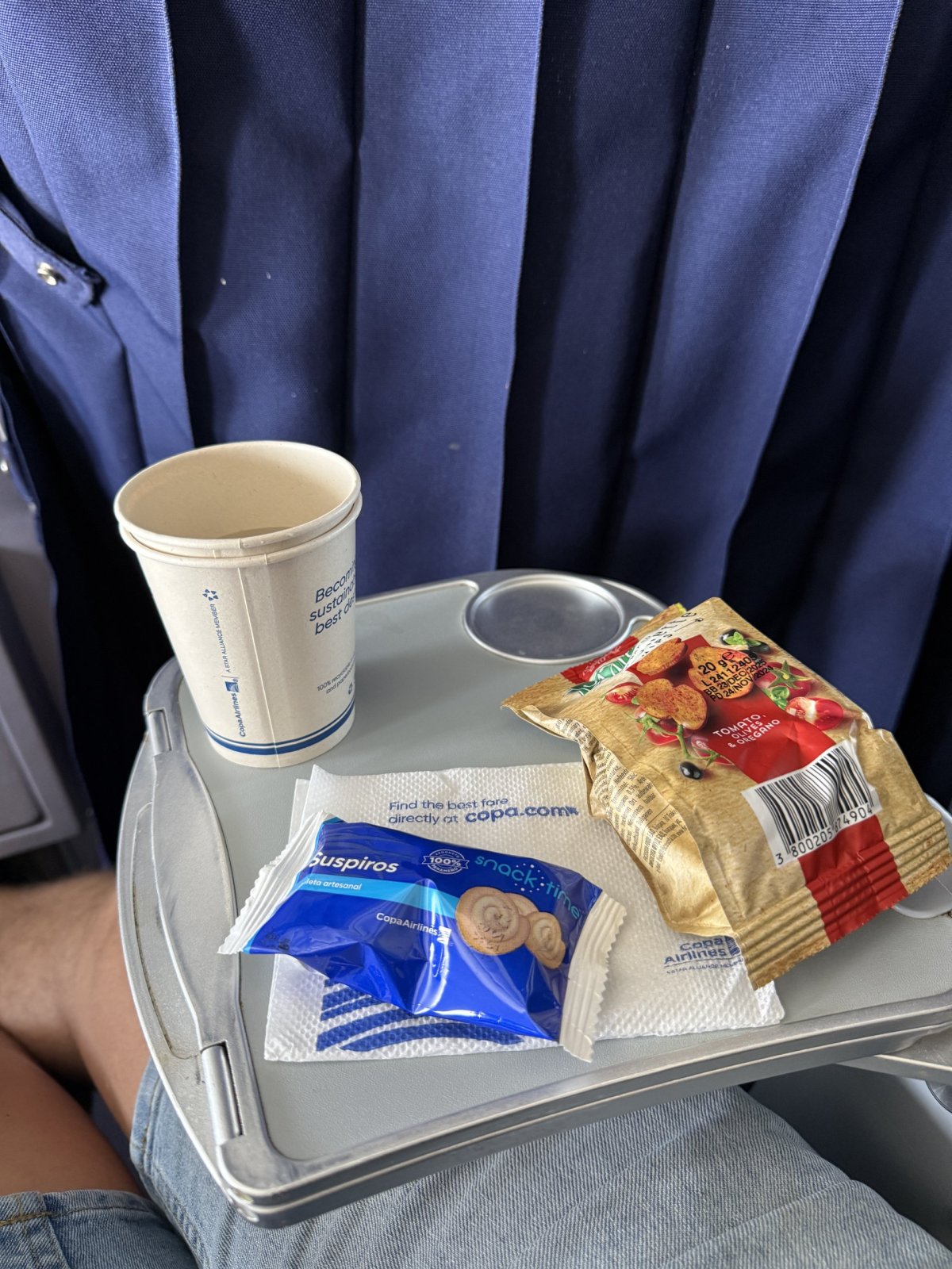 Copa Airlines snack
