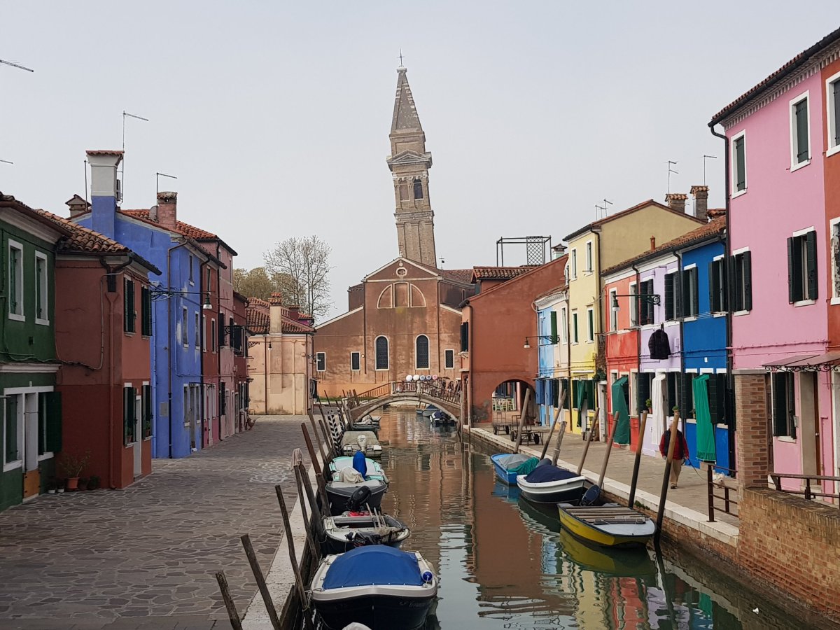 Burano - šikmá věž 
