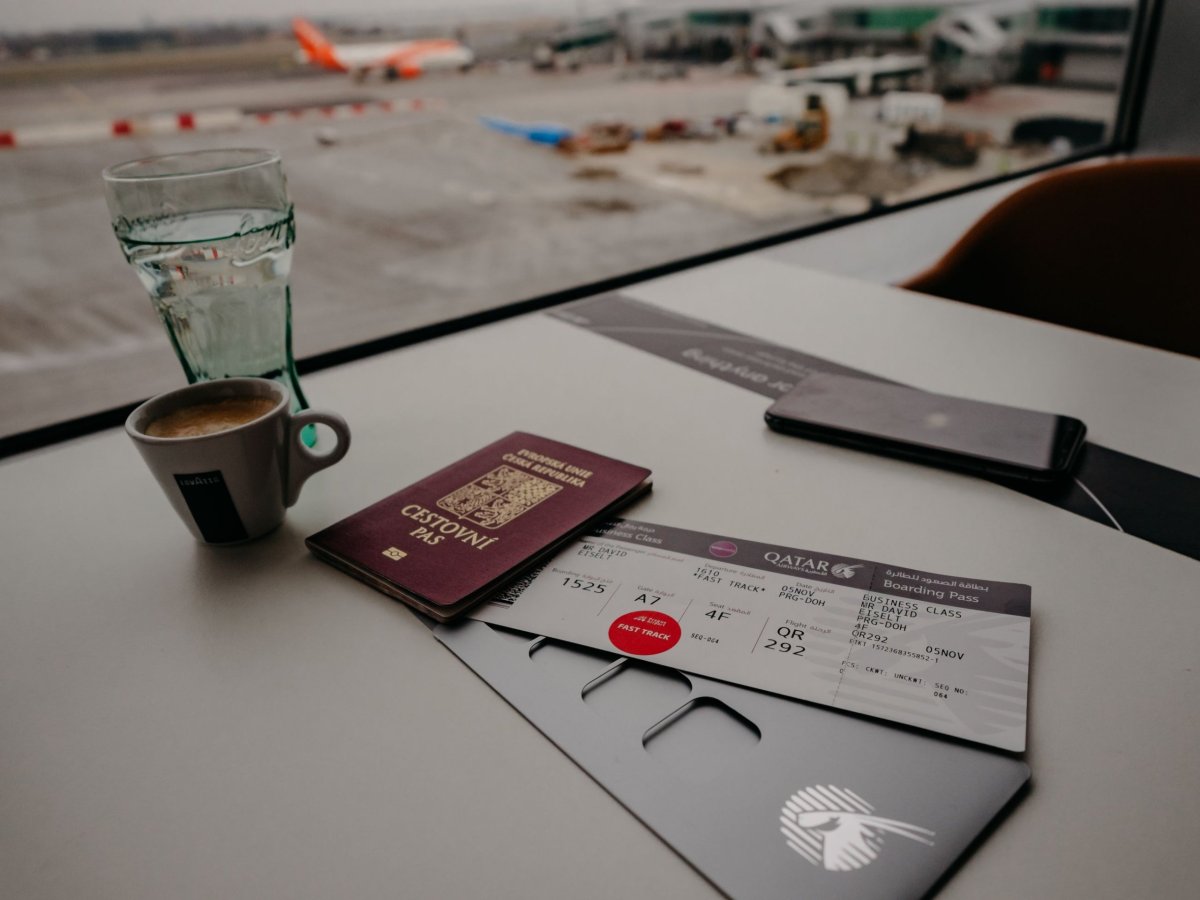 V salónku Mastercard Lounge na Terminálu 1