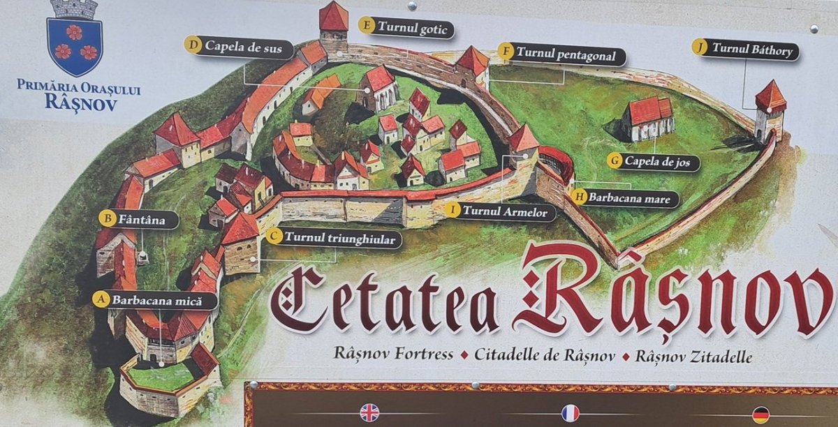 A takto to v rasnovské citadele vypadalo v době největší slávy