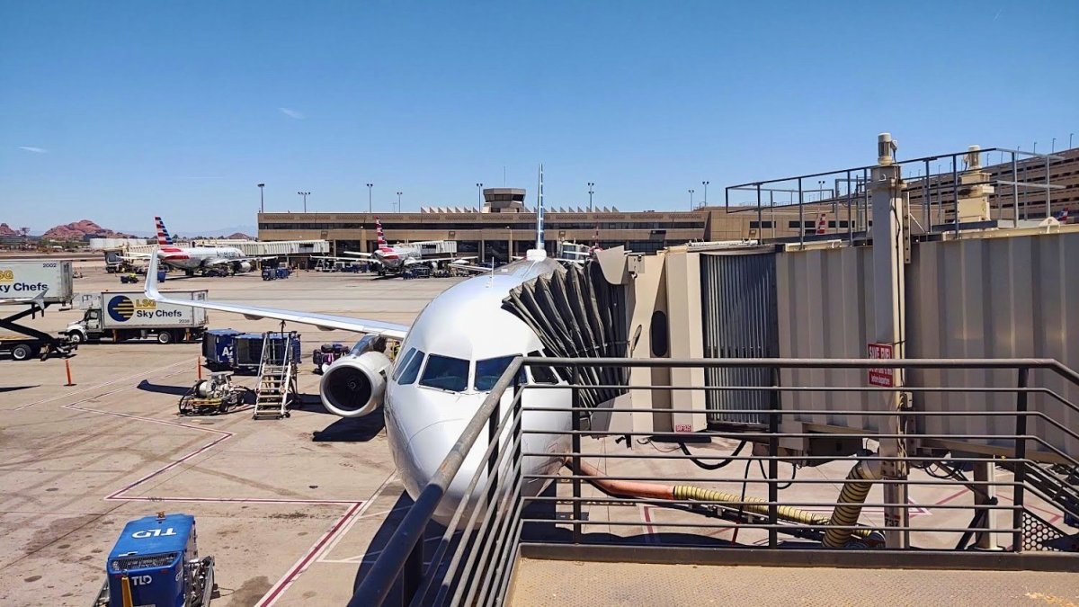 Před odletem z Phoenixu