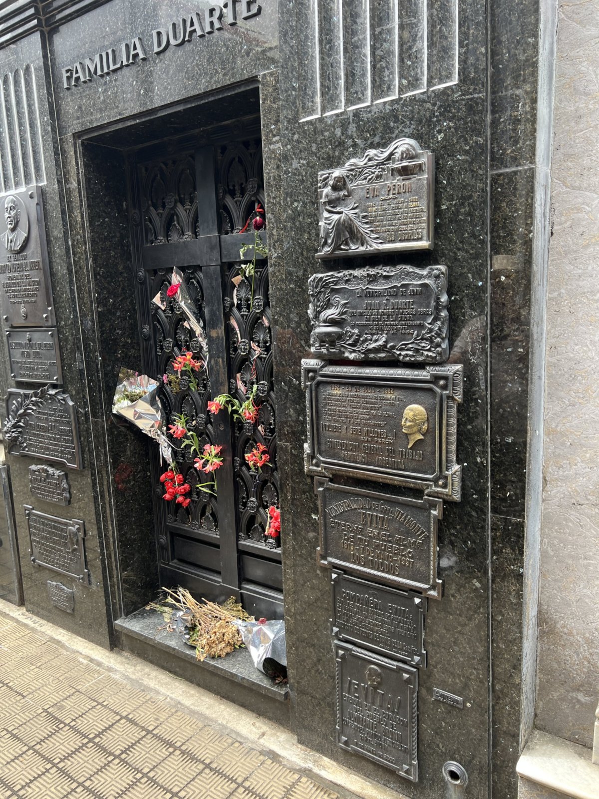 Hřbitov Recoleta - Eva Perón