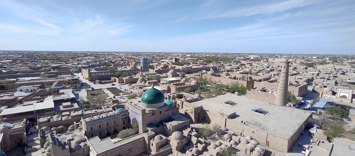 Výhled z Islam Khoja Minaret