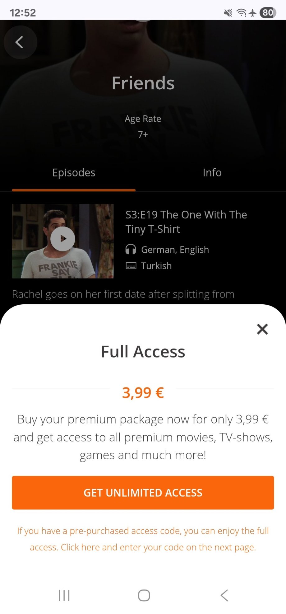 Screenshot, cena wi-fi