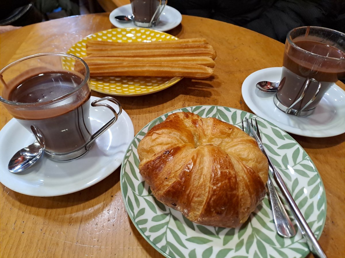 Churros s čokoládou