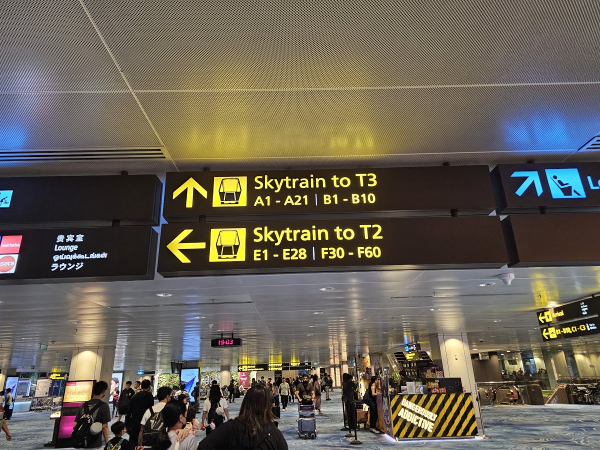 Přestupy s využitím Skytrain