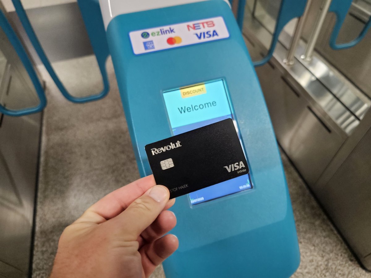 Platba kartou v metru