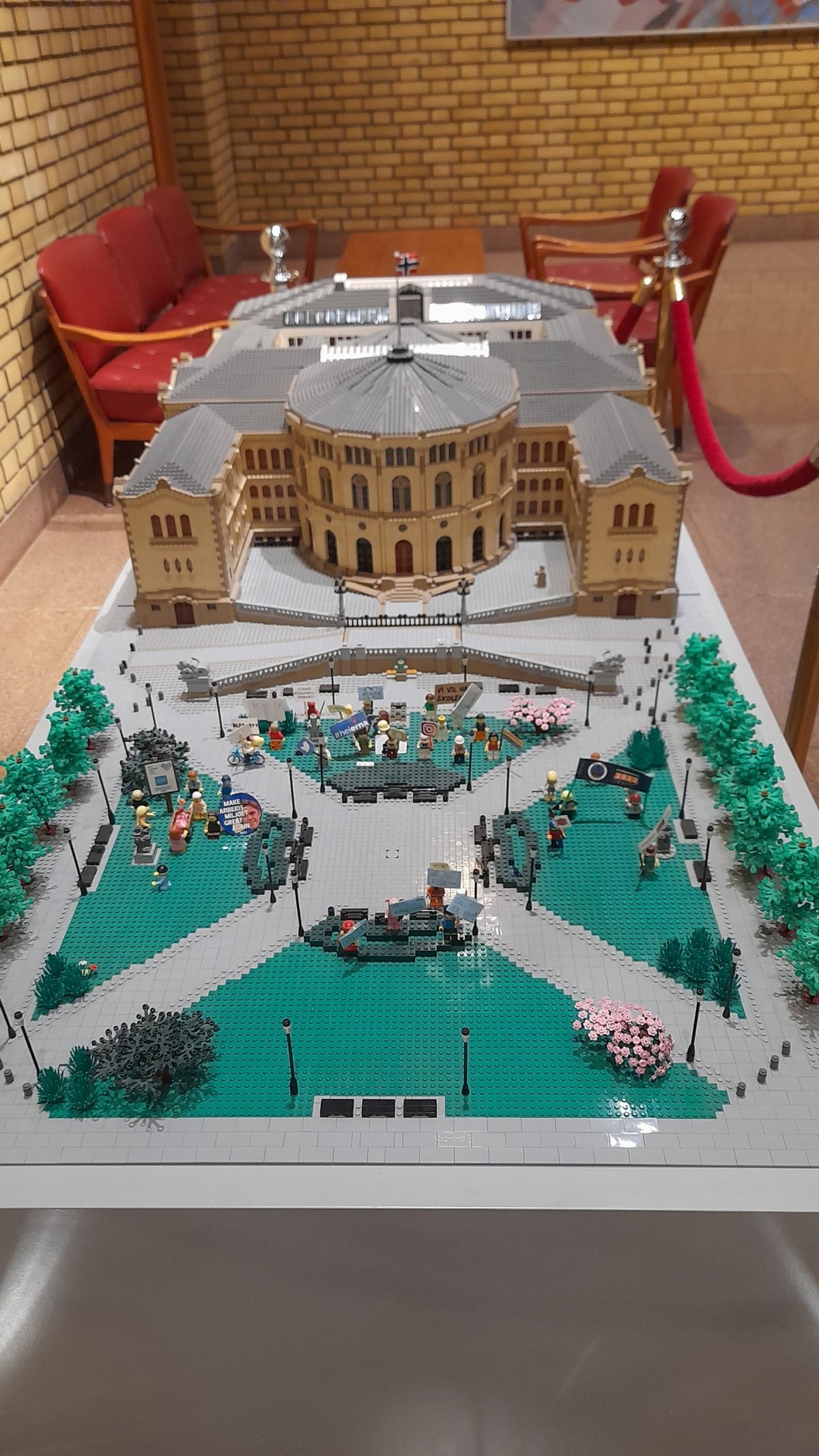 Model budovy parlamentu z Lega