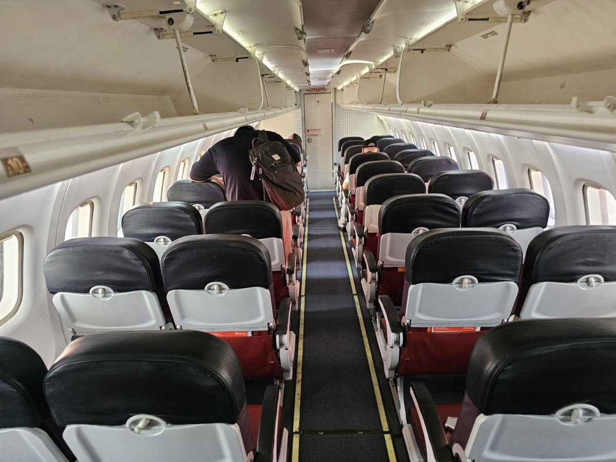 Interiér letadel ATR