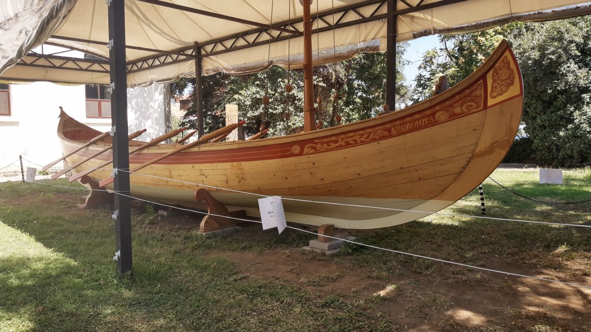 Replika rybářské lodě