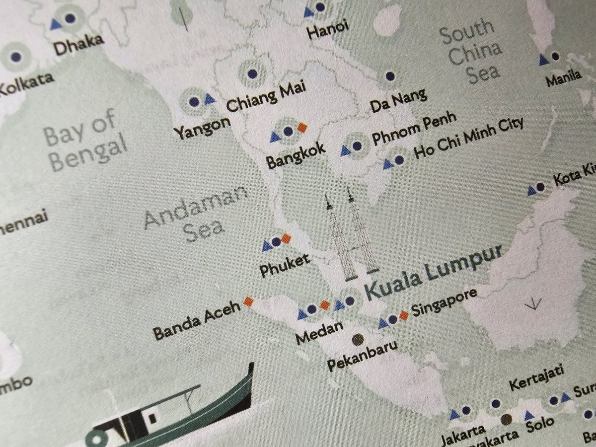 Mapa destinací (Firefly označeny oranžovým čtvercem)