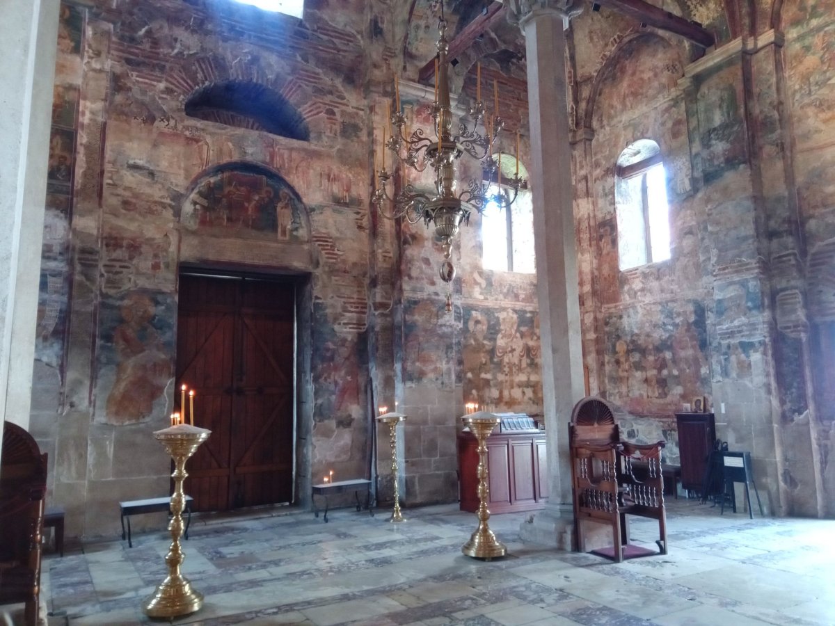 Interiér klášteru.