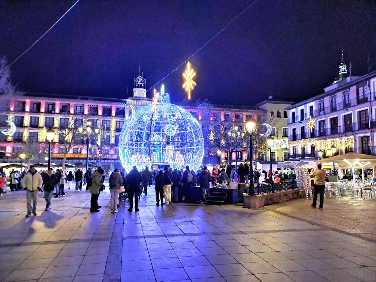 Vánoční výzdoba v Toledu