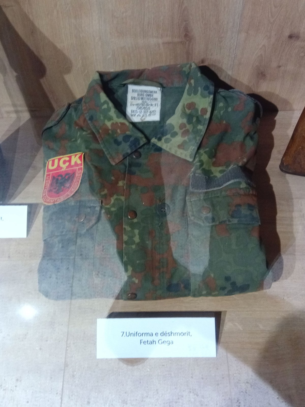 Jeden z exponátů v kosovském národním muzeu.