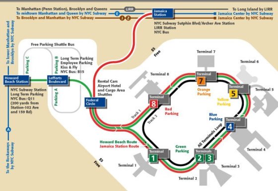 mapa Air Trainu