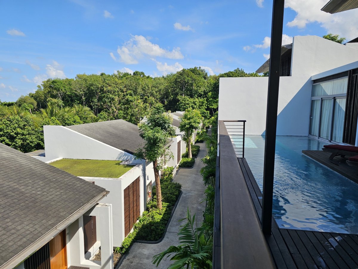 Výhled z naší vily